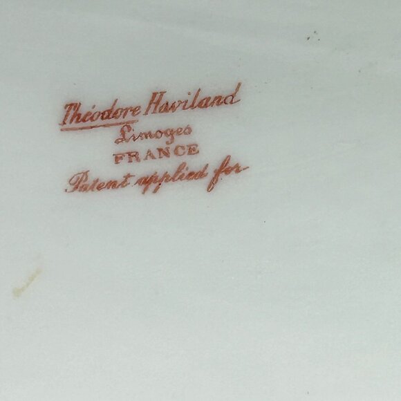 Theodore Haviland Limoges‎ France Floral Oval Serving Platter Set With Gold Trim - Picture 8 of 16